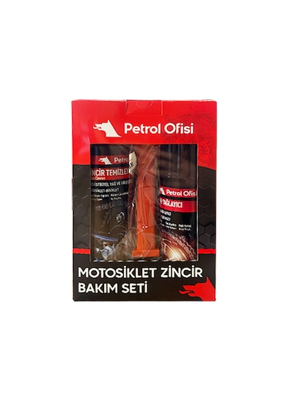 Petrol Ofisi Zincir Bakım Seti Özel Kutu Temizleme Fırçalı Set
