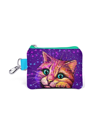 Kids Kedi Desenli Mor Pembe 3 Lü Okul Çanta Seti 5set23732