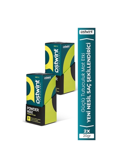 Pudra Wax Şekillendirici Mat Saç Pudrası 20 Ml X 2 Adet