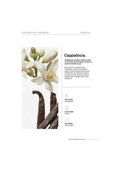 Cappadocia 100 Ml Nıche Parfüm Oryantal