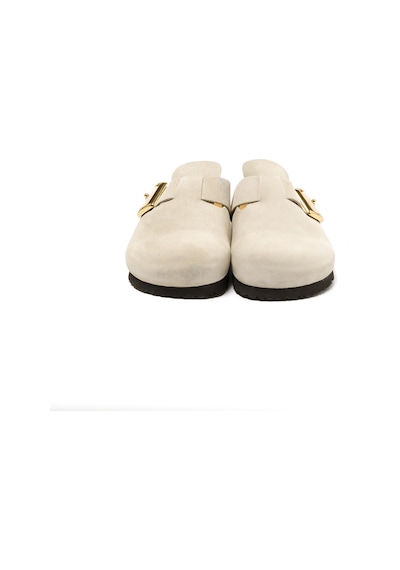 Capuccıno Terlik Kadın 17d5 Frau Velour-s Cappuccino Taupe Capuccıno Krem