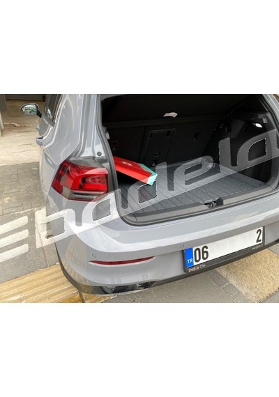 Volkswagen Golf 8 R Lıne Uyumlu Bagaj Havuzu Kokusuz Kaucuk 3D