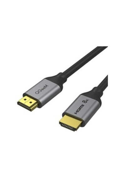 Lexroo Qg-av17 Görüntü Ve Ses Aktarıcı Hdmı Kablo 2.1 Versiyon 8k Hd Kalite 48gbps 3. Metre - Siyah