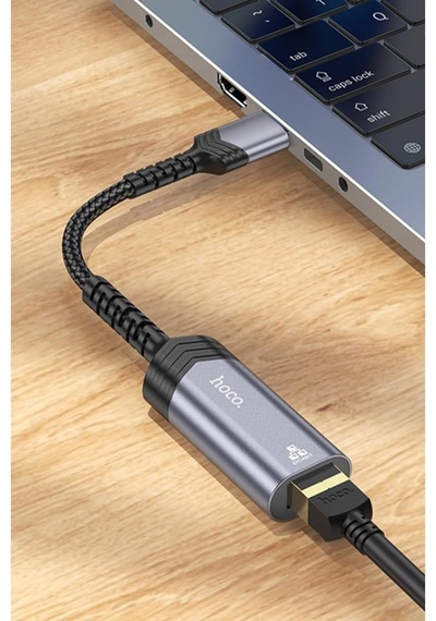 Ua26 Tak Çalıştır Usb To Rj45 1000 Mbps Ethernet Dönüştürücü - Gri