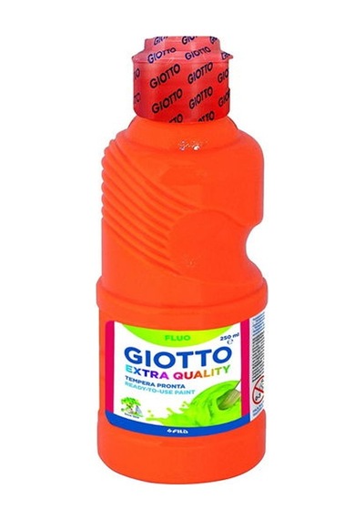 Giotto Fluo - Neon Guaj Boya 250 Ml. Fosforlu Turuncu