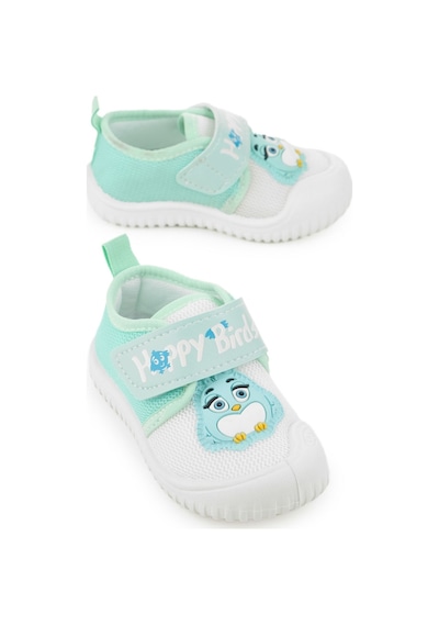 Gezer Yazlık Keten Kız Bebe Happy Birds Cırtlı Ayarlanabilir Ayakkabı Ga2ybm.03356.00.3g3.0a Yeşil