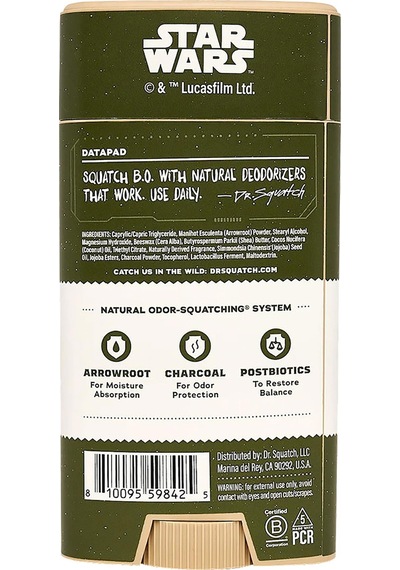Dr.squatch Wisdom Guard Alüminyumsuz Stick Deodorant 75gr
