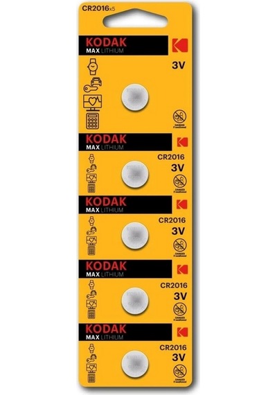 Kodak 5 Adet Cr2016 Max Lityum Para Pil