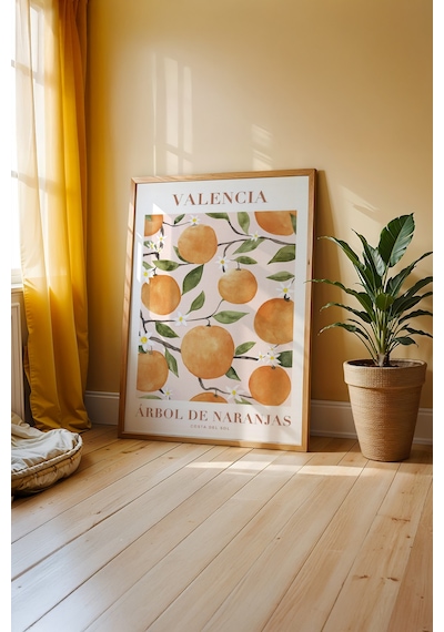 Doğal Ahşap Çerçeveli Modern Mutfak Posteri 39