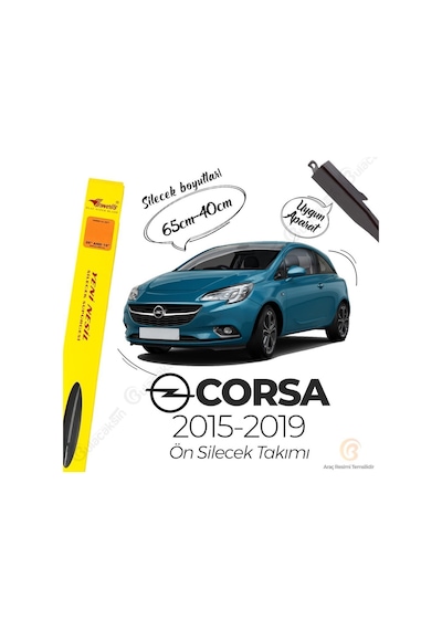 Opel Corsa E Muz Silecek Takımı 2015-2019 İnwells
