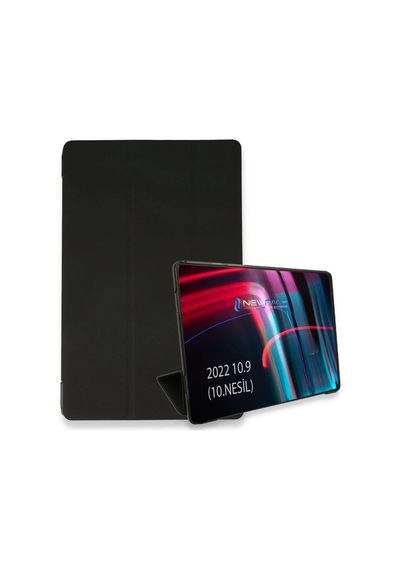 Apple iPad Uyumlu 2022 10.9 10.nesil Kılıf Tablet Smart Kılıf - Siyah