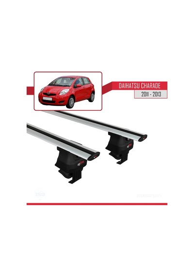 Daihatsu Charade 2011-2013 Arası İle Uyumlu Ace-4 Ara Atkı Tavan Barı Gri