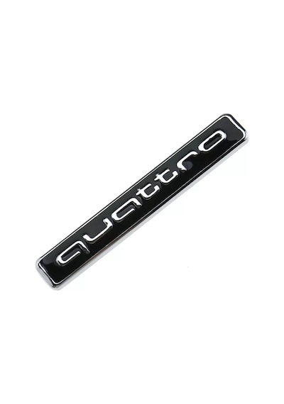 Quattro Krom Piano Black Bagaj Arması Audi A6
