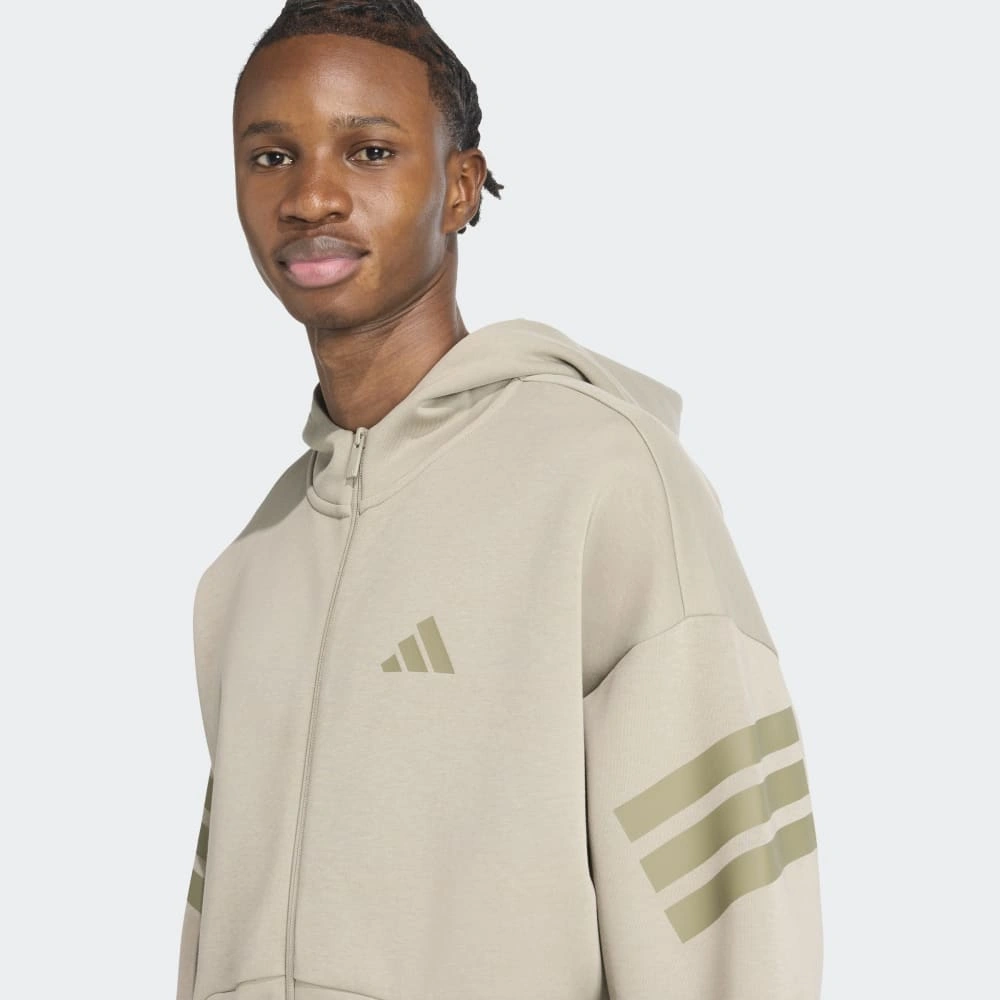 Adidas Jw7112 M Fı 3s Fz Erkek Eşofman Üstü Bej