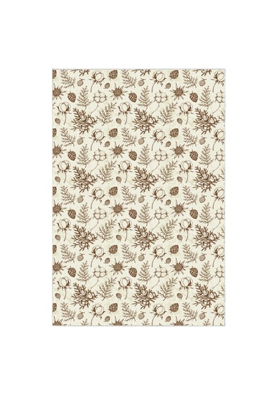 Alanur Home Kaymaz Dijital Mutfak & Salon Halı Trend Vintage Al5012 Bej