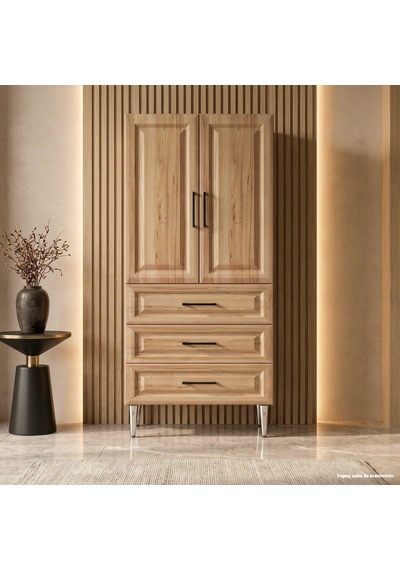 Gstaad Çok Amaçlı Dolap 60 Cm 2 Kapak 3 Çekmece Pelit Ahşap - Çok Amaçlı Banyo Dolabı Yeşil Gstaad Çok Amaçlı Dolap 60 Cm 2 Kapak 3 Çekmece Pelit Ahşap - Çok Amaçlı Banyo Dolabı Yeşil