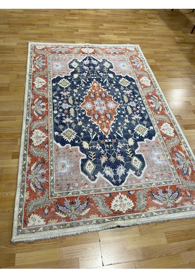 Hitit Halı Uşak Vintage Klasik Eskitme Dokuma Halı 150x230