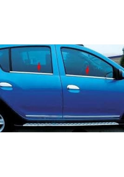 Dacıa Sandero Stepway Krom Cam Çıtası 4 Kapı 2014-2019