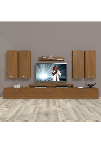 Decoraktiv Ekoflex 8d Slm Tv Ünitesi Tv Sehpası Ceviz