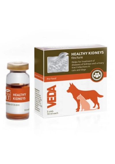 Veda Healthy Kidneys Kedi & Köpek Böbrek Destek Damlası 3x10 Ml Hap Yutmayanlara