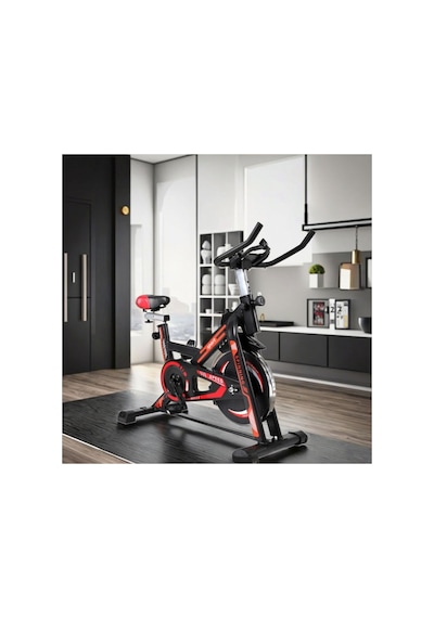 Exclusive Kondisyon Bisikleti Spinning Bike Egzersiz Aleti Siyah - Turuncu