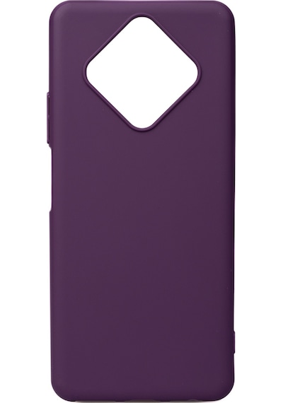 İnfinix Zero 8 Kılıf Zore Biye Silikon Mor