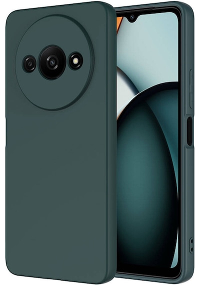 Xiaomi Redmi A3 4g 2024 Kılıf Zore Mara Lansman Kapak-koyu Yeşil Koyu Yeşil