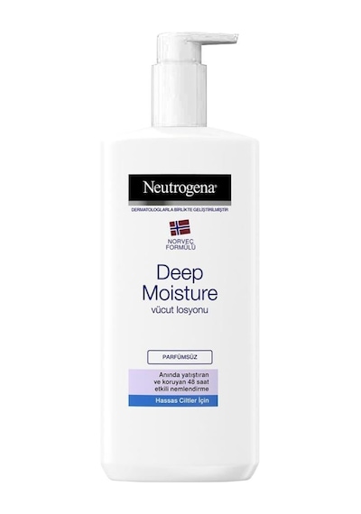 Neutrogena Deep Moisture Parfümsüz Vücut Losyonu 400 ML