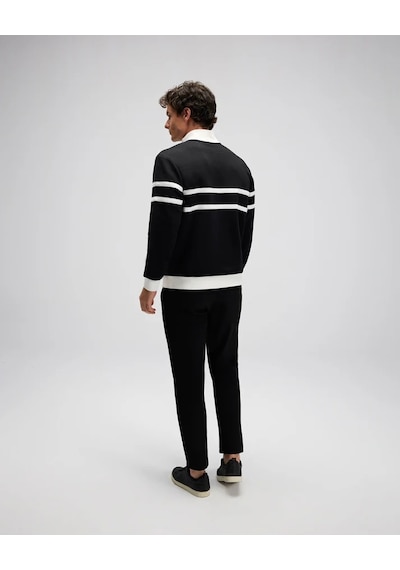 Ellesse Yarım Fermuarlı Erkek Sweatshirt Em619 Siyah