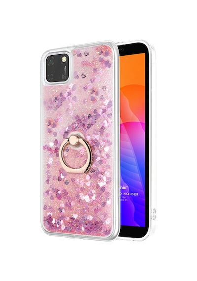 Microsonic Huawei Honor 9S Kılıf Glitter Liquid Holder
