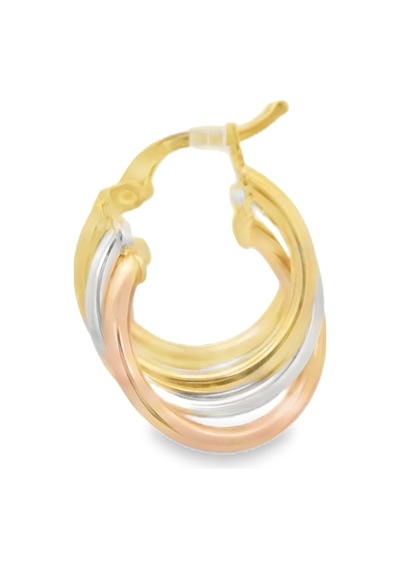 Cigold Taşsız Küpe 14 Ayar Altın 3.24 Gr Oa-k1tb01069325 Renkli