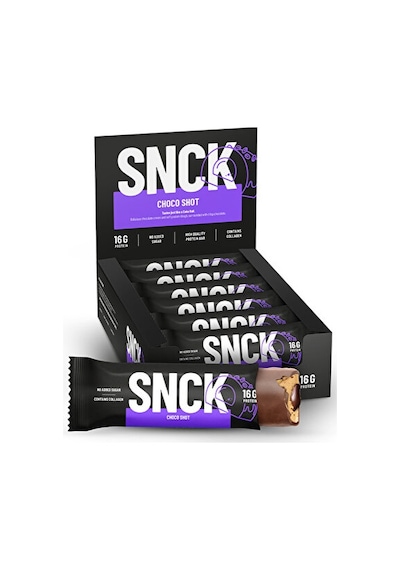 Snck Yüksek Protein Bar 55 Gr 12 Adet - Çikolata Yer Fıstığı
