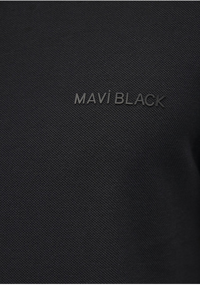 Mavi Siyah Erkek Polo Yaka T-shirt M0611829-900 SIYAH