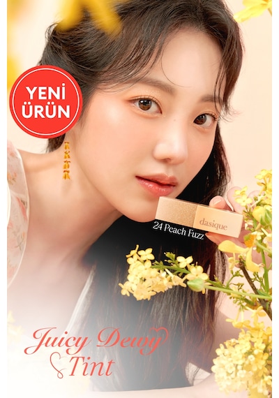 Dasique Yoğun Parlaklık Ve Canlı Renkler Sunan Kalıcı Tint Juicy Dewy Tint 24 Peach Fuzz 24 Peach Fuzz