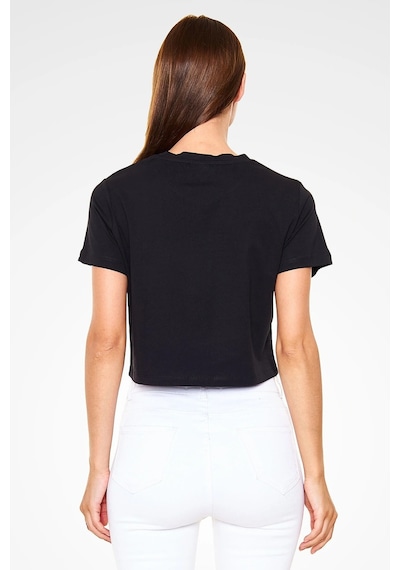 Startmore Adrift Metallica Siyah Crop Top Tişört Siyah