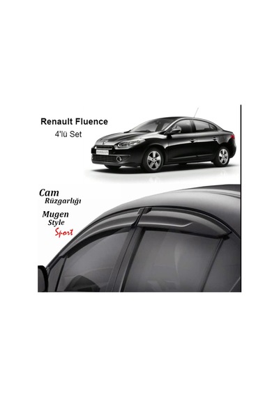 Renault Fluence Cam Rüzgarlığı Kutulu Gönderim - Lazer Kesim
