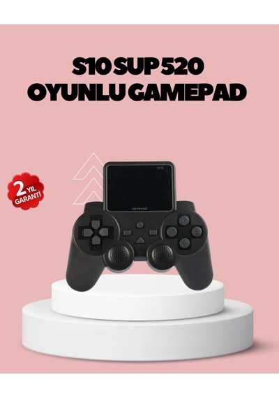 Hdmı Tv Bağlantılı Orijinal S10 Gamepad 520 Oyunlu 2025 Seri Oyun Konsolu
