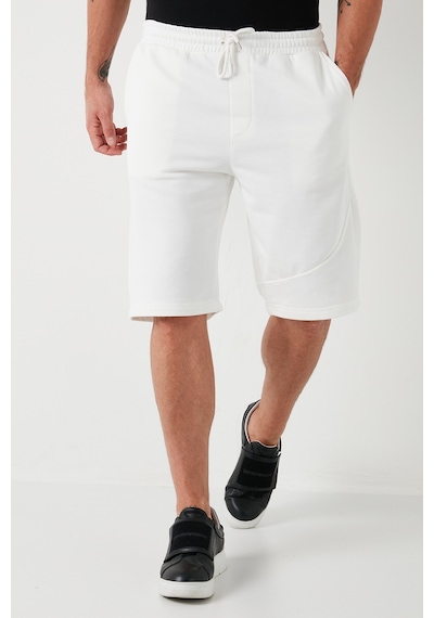 Buratti Belden Bağlamalı Pamuklu Cepli Regular Fit Erkek Short 5908041 Ekru