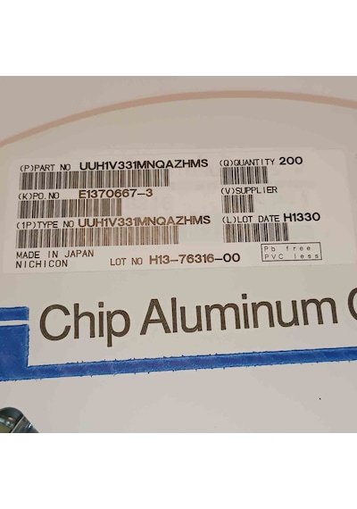 Uuh1v331mnqazhms 330mf 35v 12.5x13.5 Smd Kondansatör 30 Adet