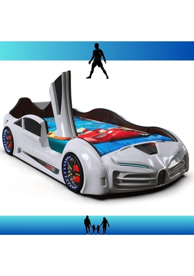 Bugatti Kapılı Arabalı Karyola Beyaz Diğer Bugatti Kapılı Arabalı Karyola Beyaz Diğer