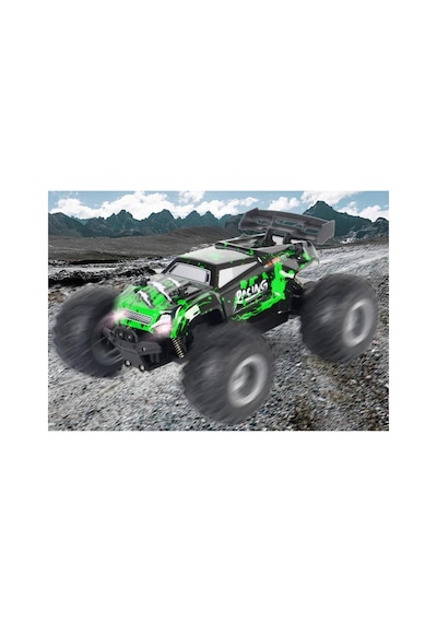 Oyuncak 2.4 Ghz Uzaktan Kumandalı Şarjlı Led Işıklı Drift Atan 15 Km Hız Off Road 45 Dk Batarya Yeşil