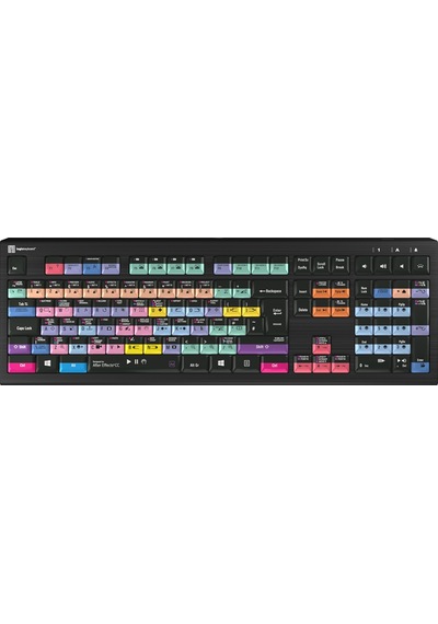 Logickeyboard LKB-AECC-A2PC After Effects CC Kablolu PC Astra 2 Arka Aydınlatmalı Klavye