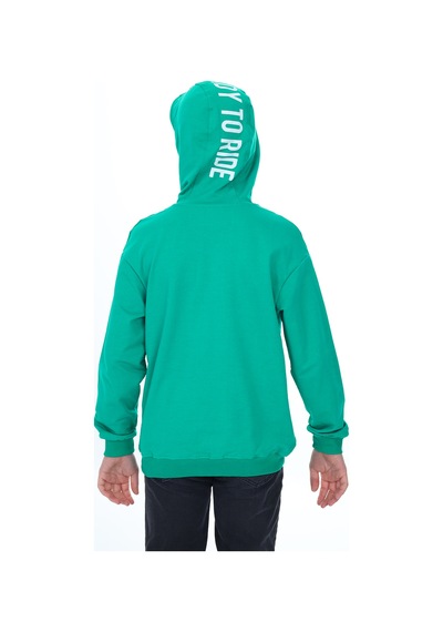 Toontoy Kids Toontoy Erkek Çocuk Oversize Kapüşonlu Hafif Düşük Omuz Baskılı Sweatshirt - 2 İplik Koyu Yeşil Toontoy Kids Toontoy Erkek Çocuk Oversize Kapüşonlu Hafif Düşük Omuz Baskılı Sweatshirt - 2 İplik Koyu Yeşil
