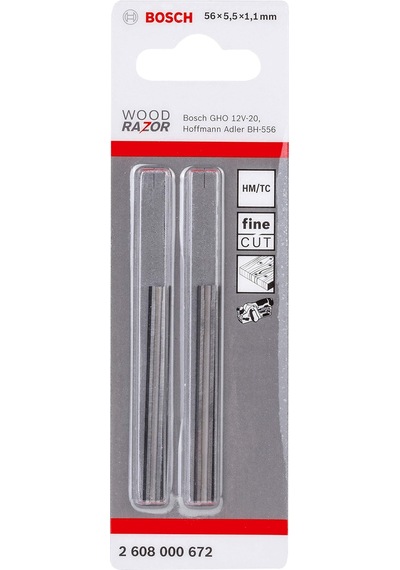 Bosch Planya Bıçağı Çift Taraflı 56mm 3ᵒ 2'li - 2608000672