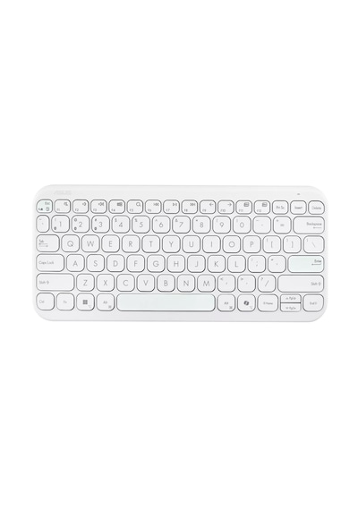 Asus Marshmallow Kw100 Bluetooth Kablosuz Klavye Beyaz 90xb0880-bkb4u0