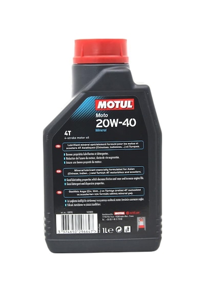 Motul Moto 4t 20W-40 1 L 4 Zamanlı Mineral Motosiklet Yağı 2 Ad