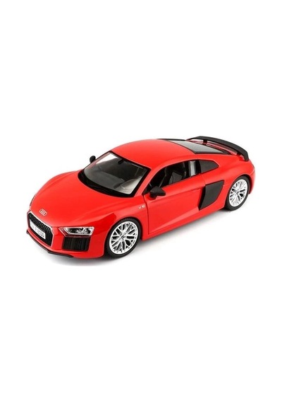 Maisto 1/24 Audi R8 V10 Plus Model Araba - Kırmızı Çok Renkli