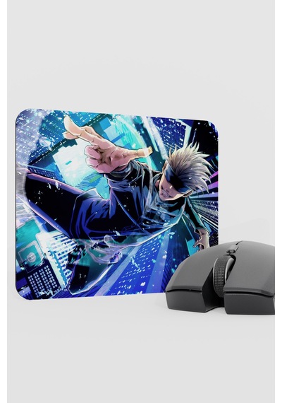 Jujutsu Kaisen Anime V3 - 22x18 Gaming Kauçuk Kaymaz Taban Mouse Pad Fare Altlığı