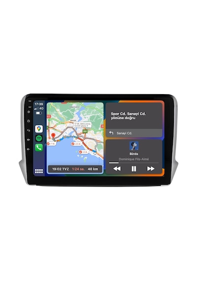 Peugeot 208 Android Multimedya Sistemi 2013-2021 Crv-4420xaa