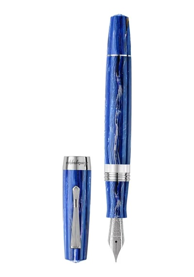 Montegrappa Elmo 02 Ventorum Aquilo Dolma Kalem - M Uç Ise2p3ab 1 Mavi